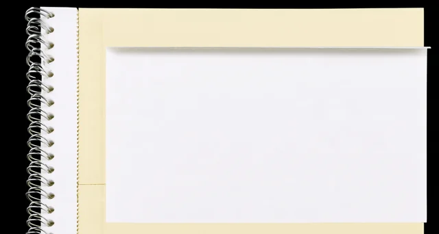 A telephone message book lying open on a dark desk. The top slip has been torn out along its perforation and set back down, so its carbon copy shows in the book above it. The slip is for James, and Please call is ticked. The message reads: Introduced by, a blank. Has, a blank, stores. Plans, a blank. It hurts at, a blank.