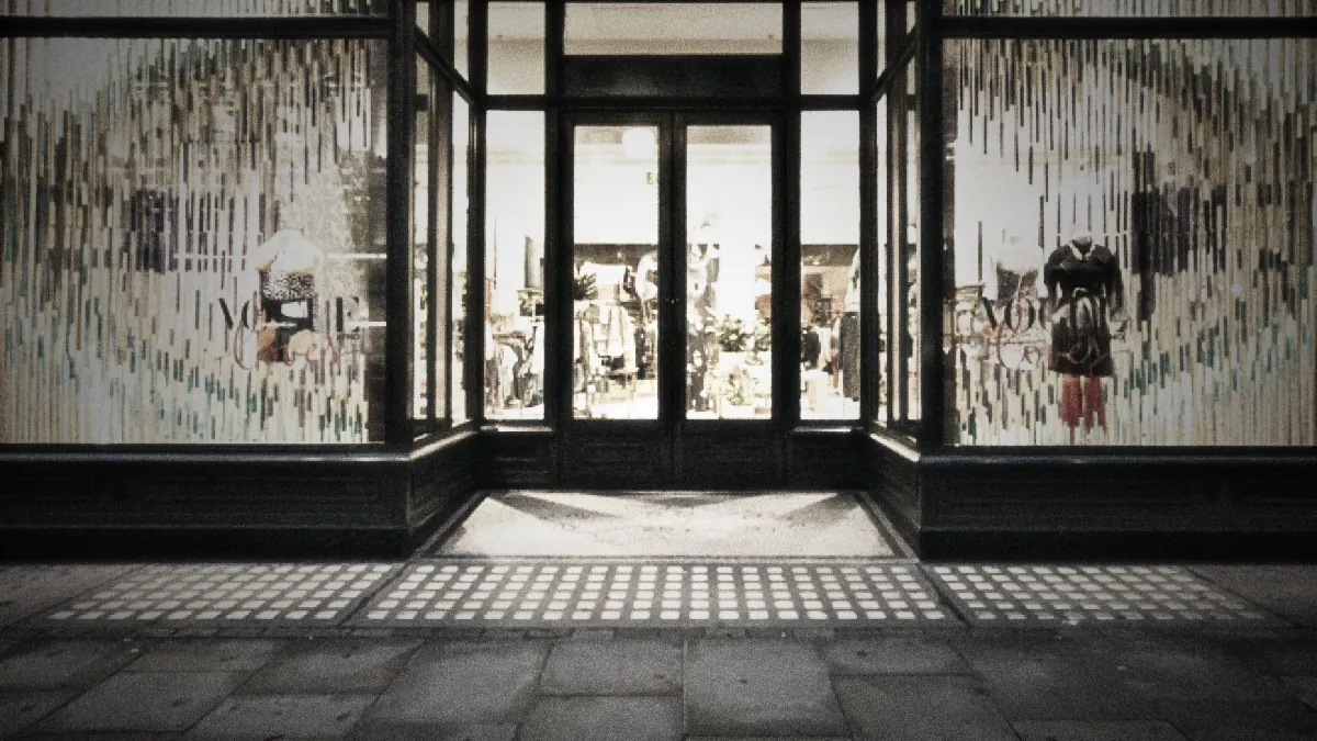 Anthropologie on Regent Street, London: the storefront