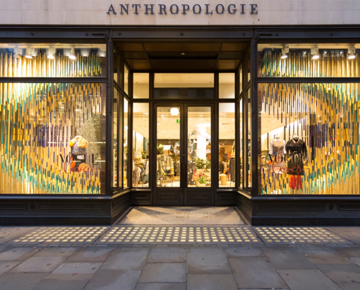 Anthropologie Regent Street flagship, London